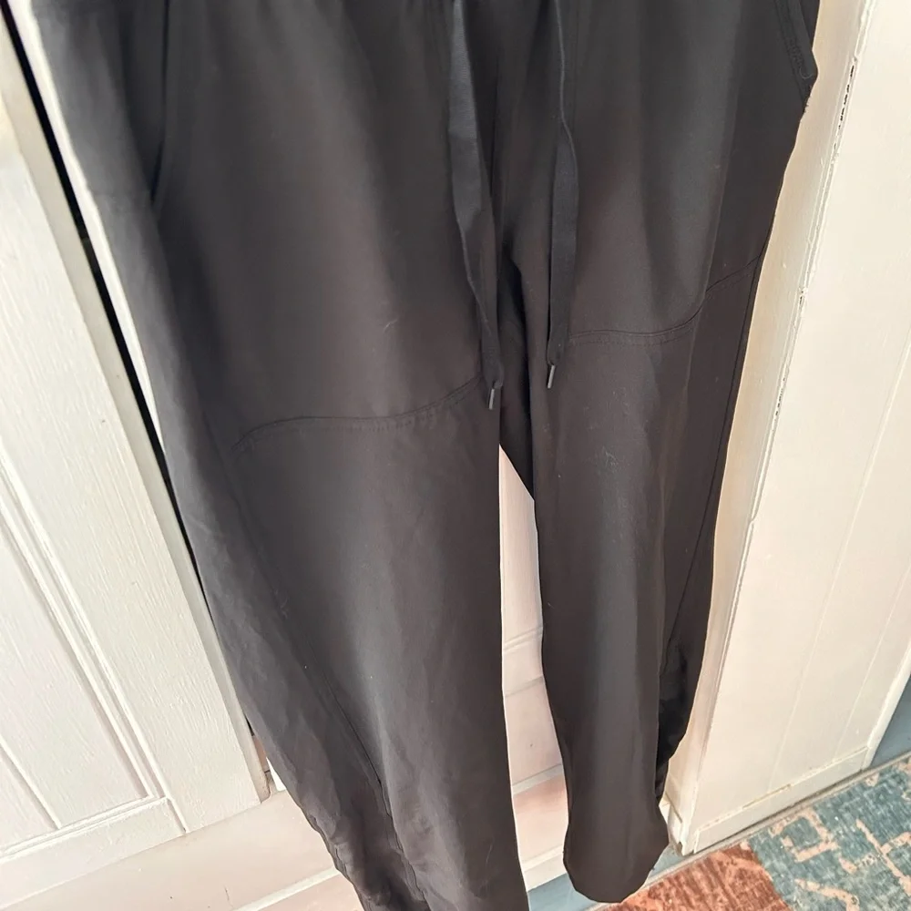 Jockey Black Casual Leggings w/Tie Elastic Waistband and Slit Ankle WOMEN’S NWOT - Picture 6 of 8